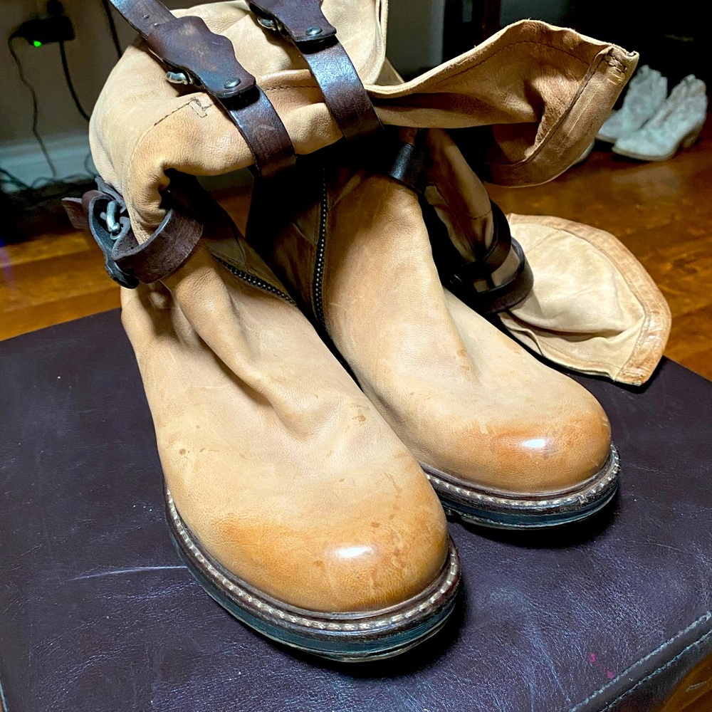 AS 98 Italian leather boots. New ! Size 39
